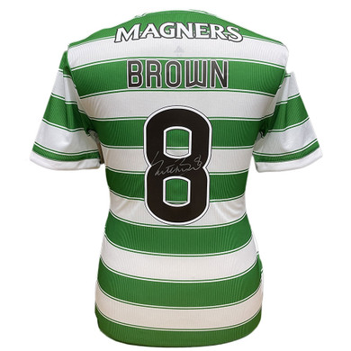 Celtic FC 2021-2022 Replica Shirt signed by Scott Brown - Official Licensed Product