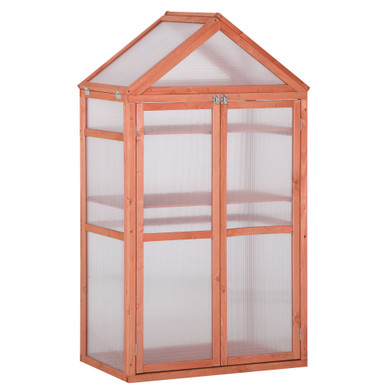  Garden Polycarbonate Cold Frame Greenhouse Grow House Flower Vegetable Plants