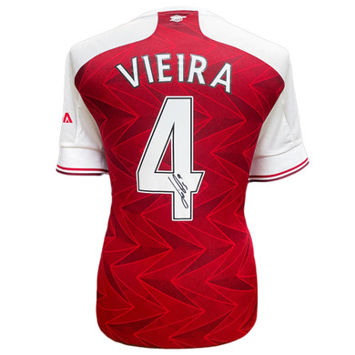 Arsenal FC Vieira Signed Shirt