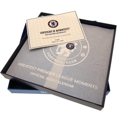 Chelsea FC Calendar & Diary Musical Gift Box 2024