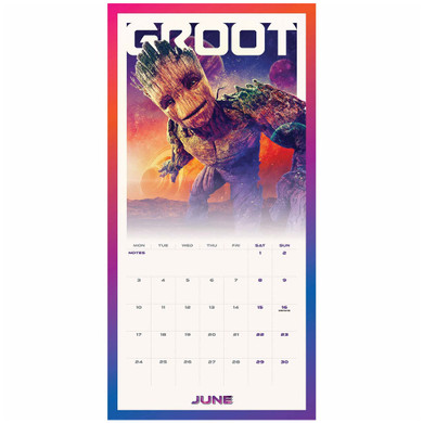 Guardians Of The Galaxy Square Calendar 2024