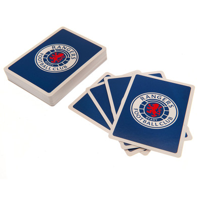 Official Rangers FC Playing Cards - Premium Linen Quality with Crest Design in Printed Packet