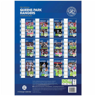 Queens Park Rangers FC A3 Calendar 2024