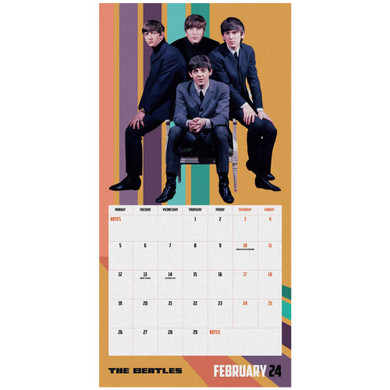 The Beatles Square Calendar 2024