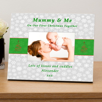 ..... & Me 1st Xmas together personalised photo frame