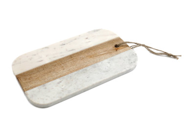 Wood and Marble Large Chopping Board