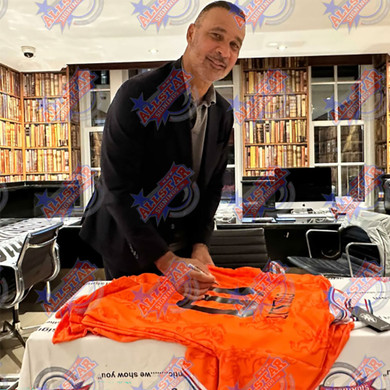 Netherlands Gullit Retro Signed Shirt (Framed)