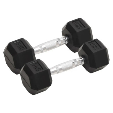 Dumbbells 2 pcs 10 kg Cast Iron