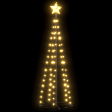 Christmas Cone Tree 70 Warm White LEDs Decoration 50x120 cm & 50x150 c,