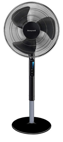 Honeywell Advanced QuietSet 16" Stand Fan With Noise Reduction Technology - Black