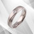 0.35Ct C Z Diamond Engagement Promise Titanium Band Ring 18Ct White Gold Over UK