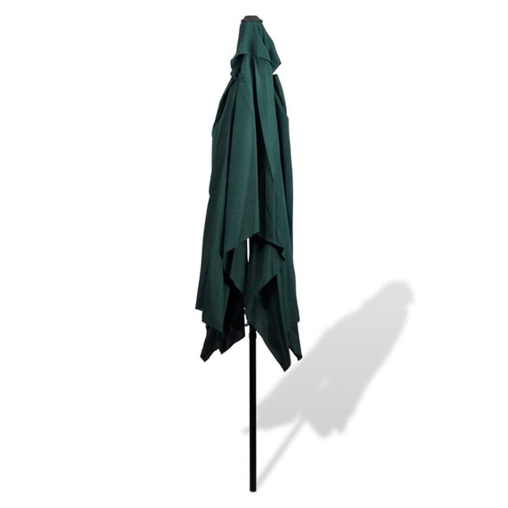 Outdoor Rectangular Parasol with Metal Pole - 300x200cm - anthracite,taupe,red,terracotta,black,azure,green,white