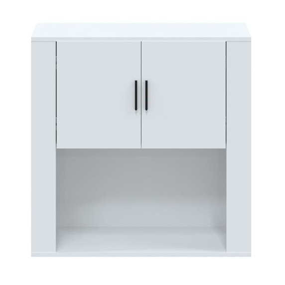 Wall Cabinet High Gloss White 80x33x80 cm Engineered Wood