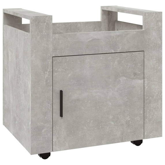 Desk Trolley Concrete Grey