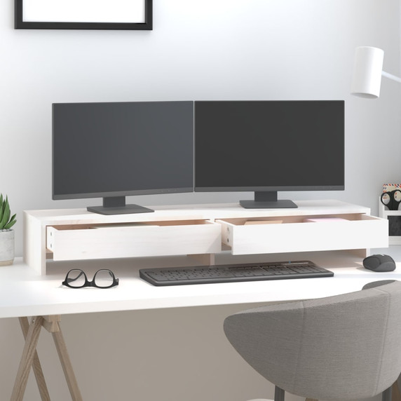 Monitor Stand White