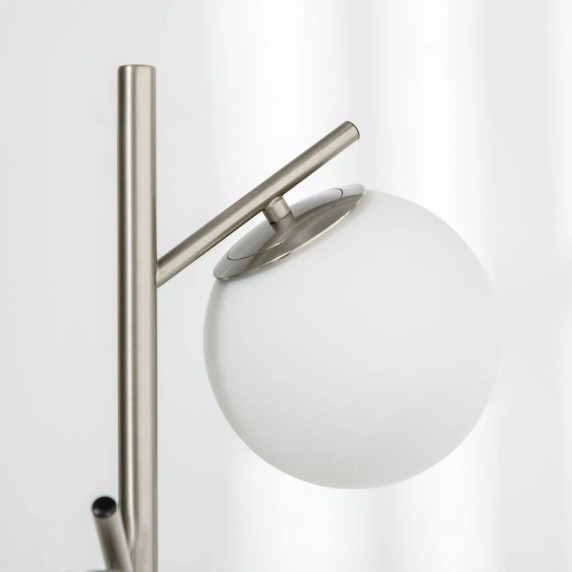 Contemporary Silver Floor Lamp