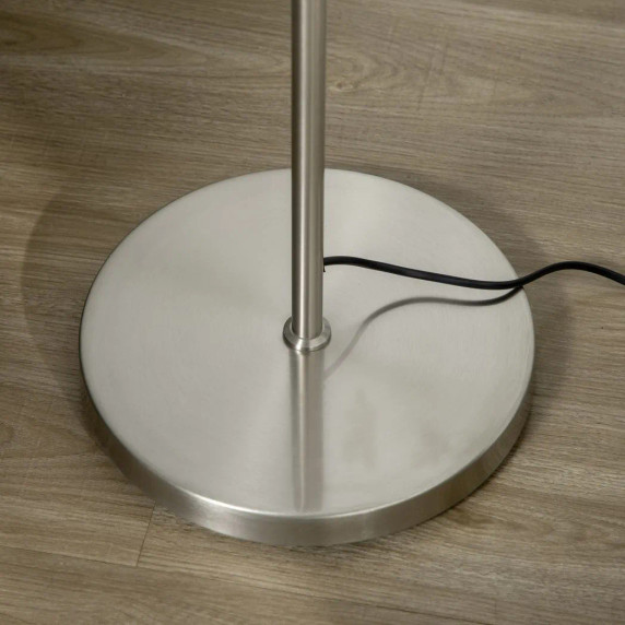 Contemporary Silver Floor Lamp