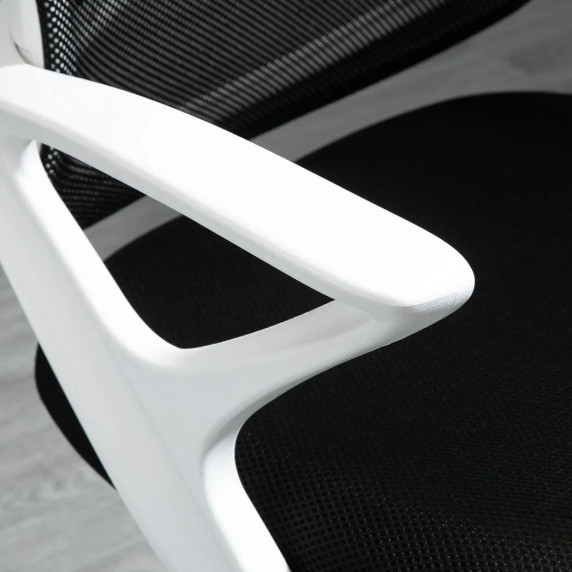 Mesh Home Office Chair Swivel Desk Task PC Chair w/ Lumbar Support, Arm, Black
