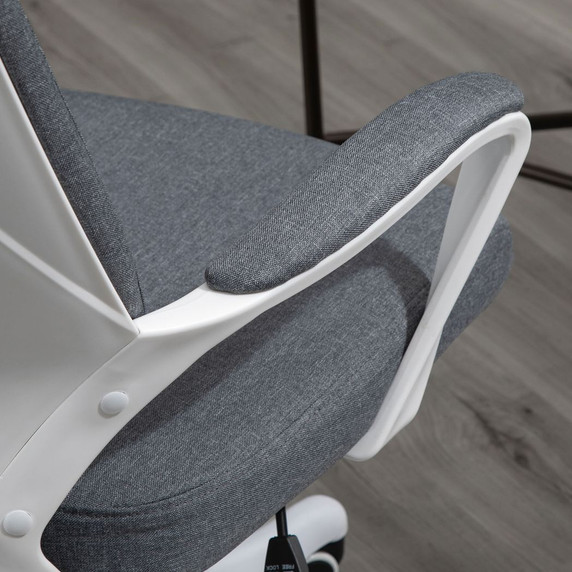 High Back Swivel Office Chair with Lumbar Back Support, Adjustable Height