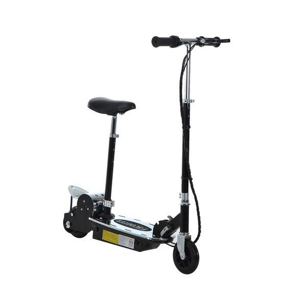 HOMCOM Teen Foldable Electric Scooters Electric Battery 120W w/ Brake Kickstand