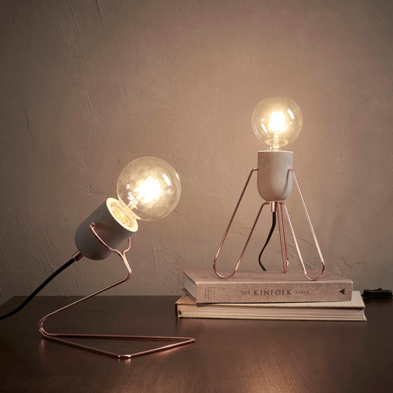 Piccola Table Lamp, Reading Desk Light, Modern Lighting, Rose Gold