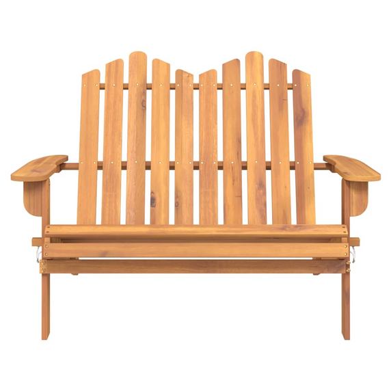 Adirondack Garden Bench 126 cm Solid Wood Acacia