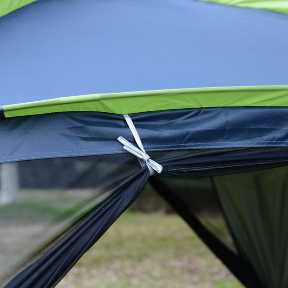 Camping Tent Sun Shelter Shade Garden Outdoor Dark Green Outsunny