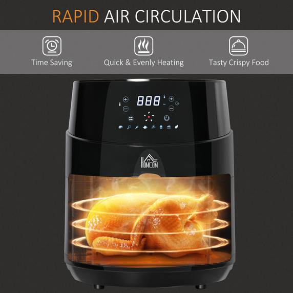 Rapid Air Circulation System for Even Cooking