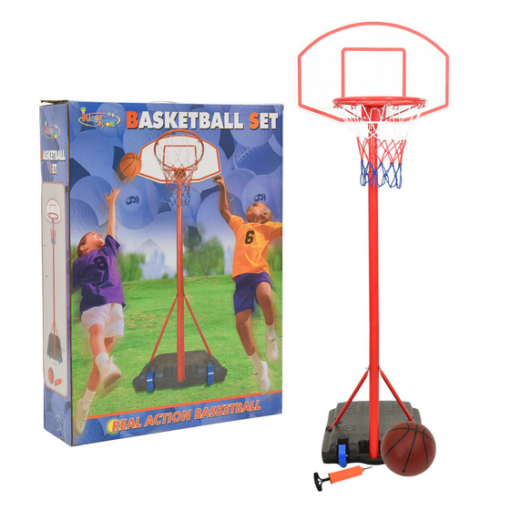 Portable Basketball Play Set Adjustable 200-236 cm