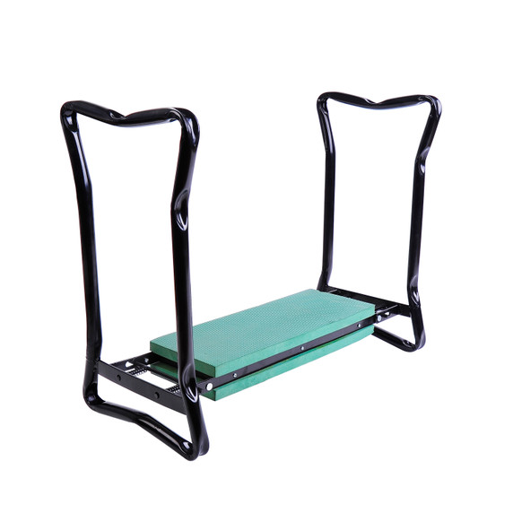  Garden 2 in 1 Kneeler Bench-Green/Black