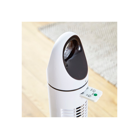 Neo 33" Aroma Free Standing 3 Speed Fan - White