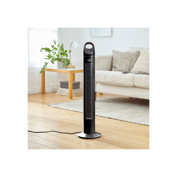 Neo 33" Aroma Free Standing 3 Speed Fan - Black