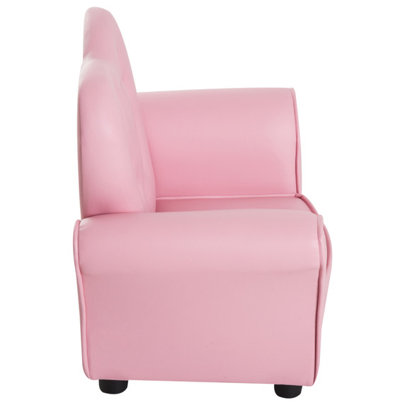Kids Toddler Sofa Children Armchair Seating Chair Relax Girl Princess Pink