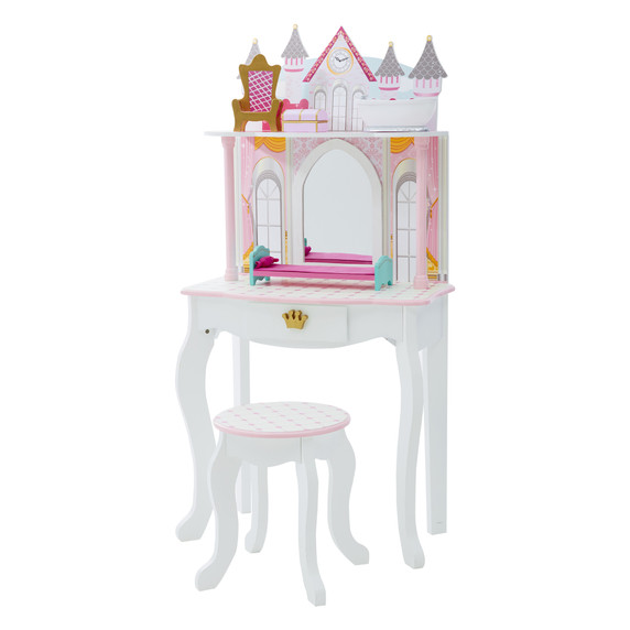 Fantasy Fields Castle Dressing Tables Vanity Table w/ Mirror and Stool