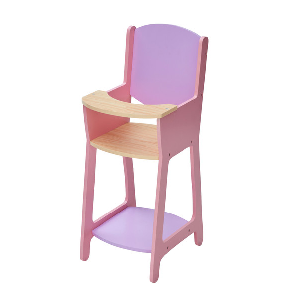Olivia's Little World Wooden Doll High Chair 18" Baby Doll Furniture