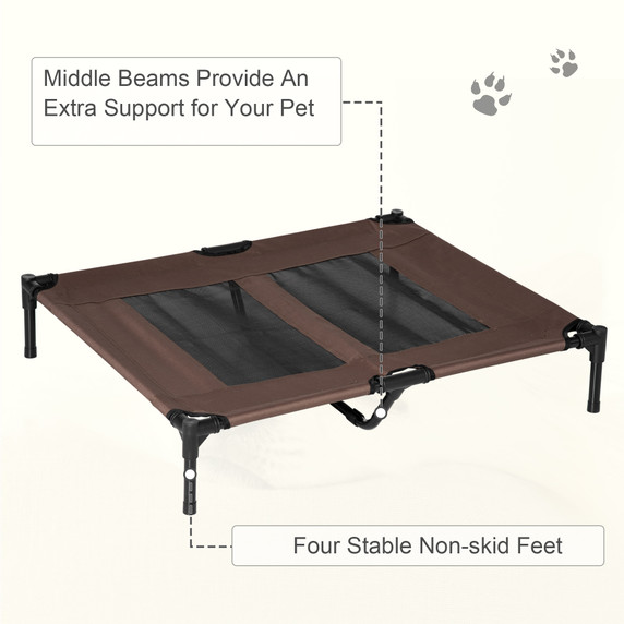 Pet Bed Raised Cot Dog Cat Elevated Puppy Hammock Camping Portable Waterproof
