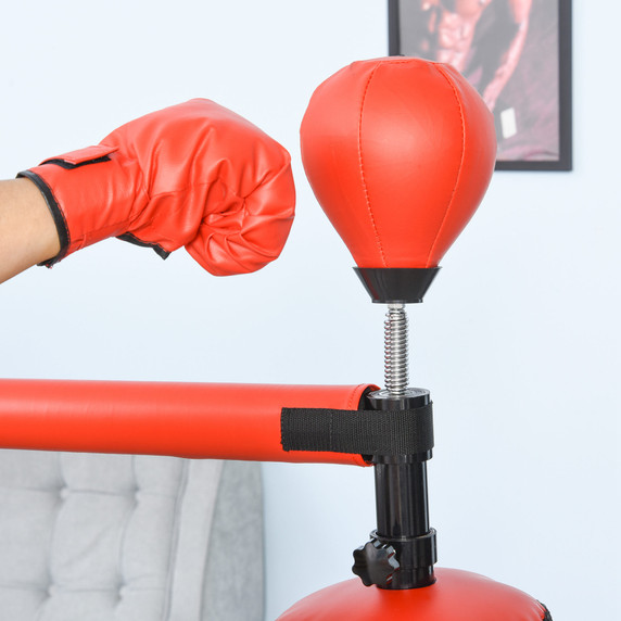 Boxing Punch Bag Stand Rotating Flexible Arm Speed Ball Waterable Base HOMCOM