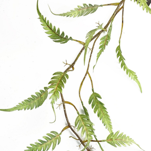 125cm Artificial Trailing Hanging Fern Foliage Plant Realistic