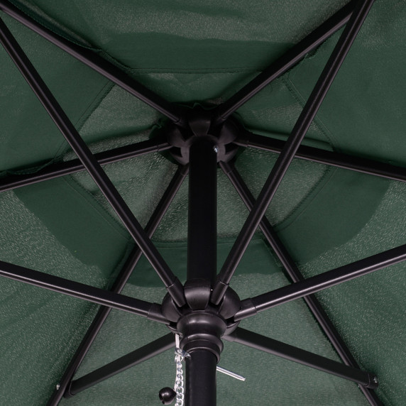 1.96m Parasol Patio Umbrella, Green