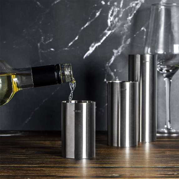 Stainless Steel Wine Measures - Set of 3 | M&W