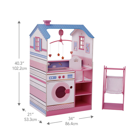 Olivia's Little World Dollhouse Changing Table Nursery Playset Station