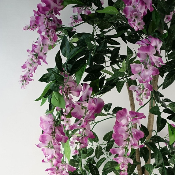 150cm Artificial Light Pink Purple Wisteria Tree