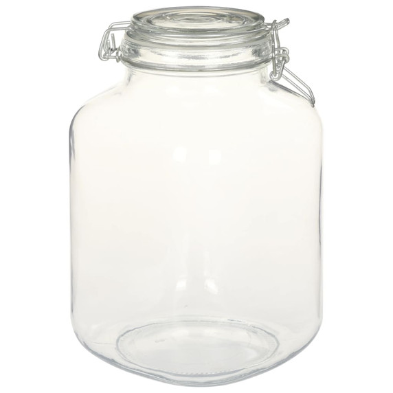 Glass Jars with Lock 12 pcs 3 L