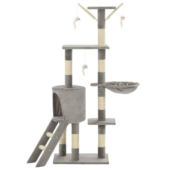 Cat Tree with Sisal Scratching Posts 138 cm