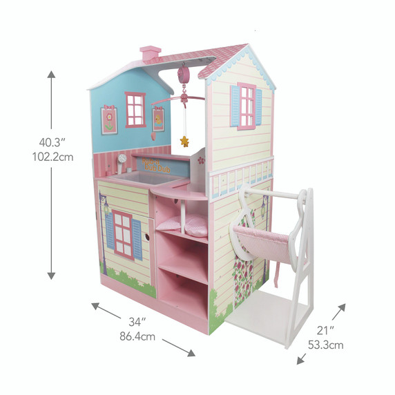 Olivia's Little World Baby Doll Changing Table Station Dollhouse