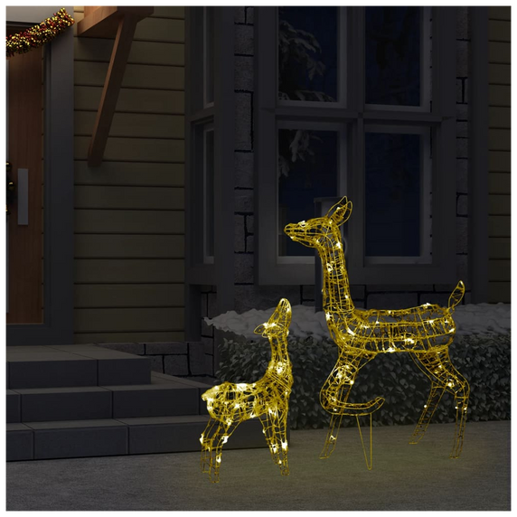 Acrylic Reindeer Family Christmas Decoration 160 LED