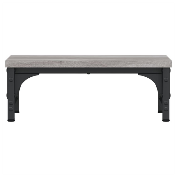 vidaXL Monitor Stand Grey Sonoma 37x23x14 cm Engineered Wood