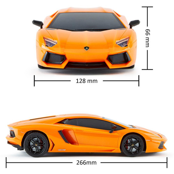 Lamborghini Aventador Radio Controlled Car 1:18 Scale Orange