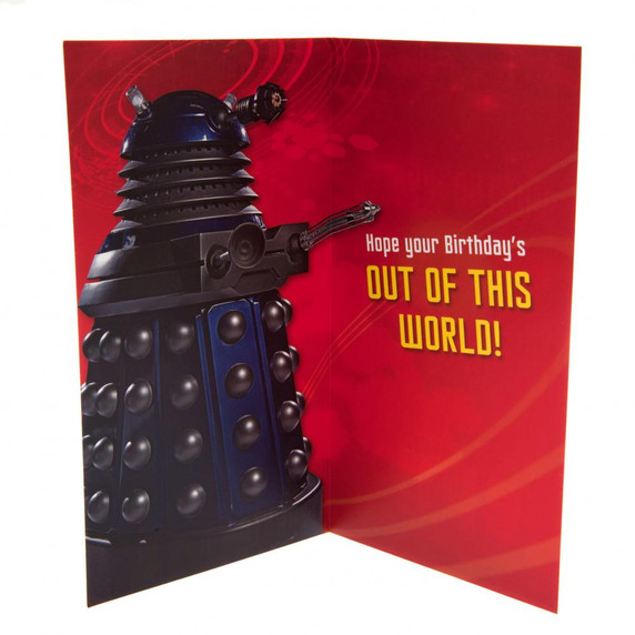 Doctor Who Birthday Card Son