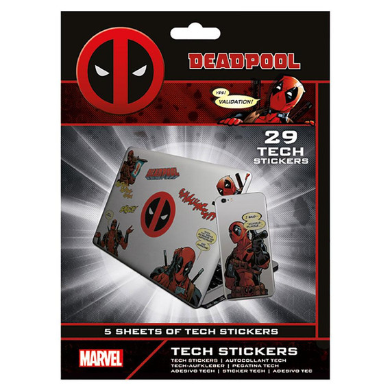 Deadpool Tech Stickers